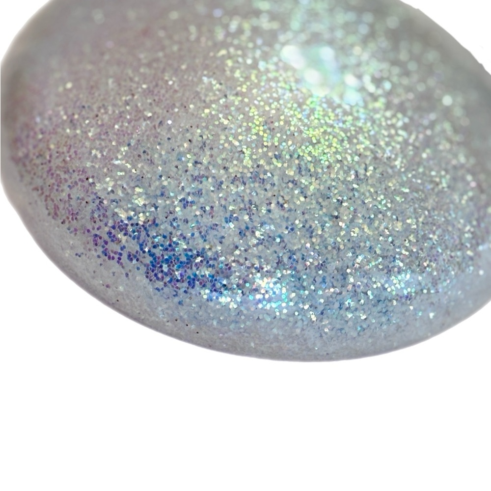 White Holographic Ornament with Feeling Frosty Text - Picture 4 of 4